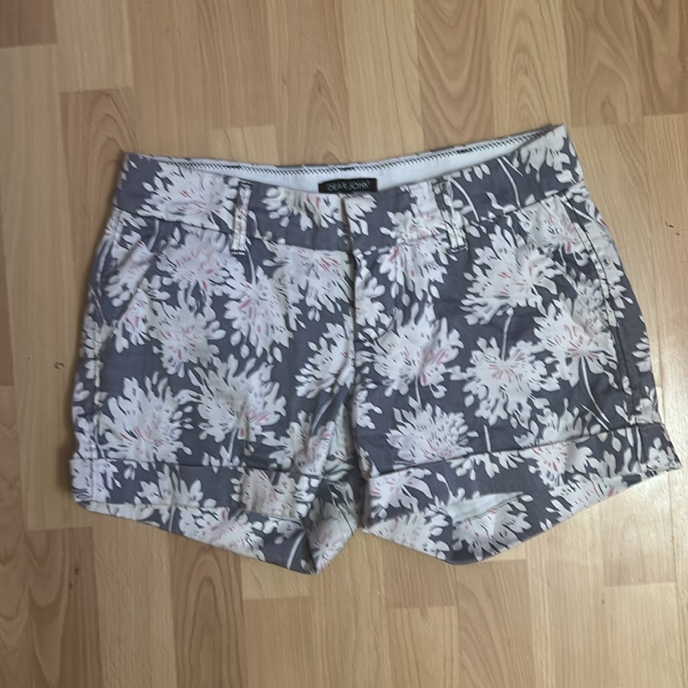 Dear John Finnegan Roll Cuff Printed Short size 28